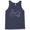 funny rude fingers ideal birthday gift or present Tank Top