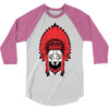 native america wolf 3/4 Sleeve Shirt