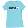 never forget Ladies Fitted T-Shirt