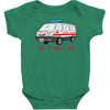how i roll ambulance Baby Bodysuit