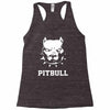 american pitbull terrier Racerback Tank