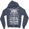 I Am An April Women Zipper Hoodie