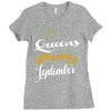 queens are born in september Ladies Fitted T-Shirt
