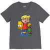 bart simpson V-Neck Tee