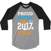 Class of 2017 Proud Papaw Graduation 3/4 Sleeve Shirt