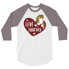 love furever 3/4 Sleeve Shirt