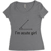 im acute girl Women's Triblend Scoop T-shirt