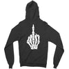 Flipping Someone Off Zipper Hoodie