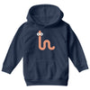 cacing bae senyum Youth Hoodie