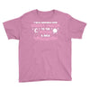 I Love Someone with Breast Cancer to The Moon and Back to Infinity Youth Tee
