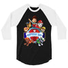 paw patrol birtday boy 3/4 Sleeve Shirt