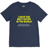 best sister crazy scarry V-Neck Tee