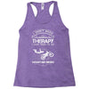 I Don't Need Therapy Just to Go Mountain Biking Racerback Tank