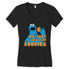 Me Just Here Fore The Cookies Women's V-Neck T-Shirt