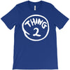 thing 1 and thing 2 red dr suess cat in a hat fancy fun T-Shirt