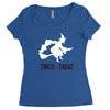 witch halloween fancy Women's Triblend Scoop T-shirt