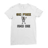 ski free and die Ladies Fitted T-Shirt