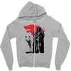 the king and the white wol Zipper Hoodie