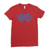 bargain paradise garage sign Ladies Fitted T-Shirt