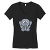 kids elephant Women's V-Neck T-Shirt