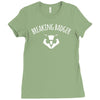breaking badger Ladies Fitted T-Shirt