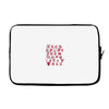 pop alphabet Laptop sleeve