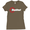 top dad mens funny novelty (2) Ladies Fitted T-Shirt