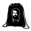 bud spencer konterfei Drawstring Bags