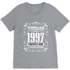 vintage made in 1997 perfectly aged a living legend V-Neck Tee