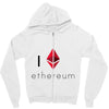 I Love Ethereum Zipper Hoodie