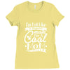 not like a regular mom i'm a cool mom Ladies Fitted T-Shirt