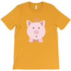 cute surprised pig pig T-Shirt