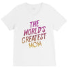 The World's Greatest Mom V-Neck Tee