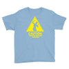 caution shapes being thrown printed Youth Tee