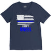 i don't kneel   patriotic stand for the flag, kneel for the dead V-Neck Tee