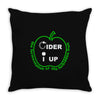 cider i up west country cider drinking Throw Pillow