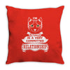 I Am Cat Actually In A Very Commited Relationship Throw Pillow