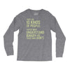 10 kinds of people binary Long Sleeve Shirts