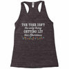 the tree isn't the only getting lit this christmas Racerback Tank