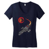 a leaf on the wind Women's V-Neck T-Shirt