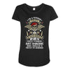 I'm A Veteran Papi T Shirt Maternity Scoop Neck T-shirt