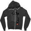 pocket toothless Zipper Hoodie