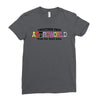 Greeting From Astroworld Wish You Were Here Ladies Fitted T-Shirt