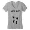 Guess What Baby Inside Pregnancy Announcement Women's V-Neck T-Shirt