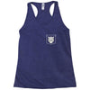 106. shield pocket 033 dv men tshirt black Racerback Tank