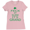 keep calm ireland Ladies Fitted T-Shirt