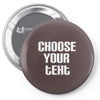 personalised Pin-back button