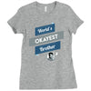 world's okayest brother Ladies Fitted T-Shirt