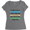 My Mind is Like My internet Browser i Have 19 Tabs Open 3 Are Frozen A Women's Triblend Scoop T-shirt