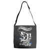 the best catch of his life! Adjustable Strap Totes